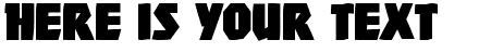 Your preview of Mighty Windy font