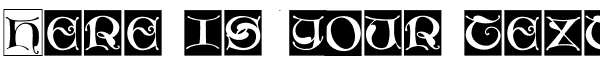 Your preview of Missal Unciale Bricks font
