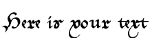 Your preview of MKantzley font