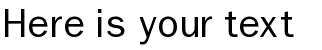 Your preview of Non Serif font