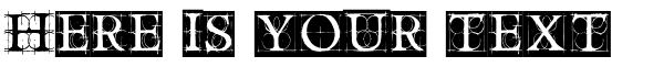 Your preview of Old Constructed Caps font