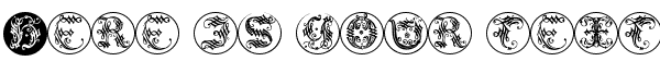 Your preview of Ornamental Initial Buttons font