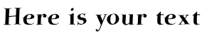 Your preview of Parma Petit HeavySwinging font