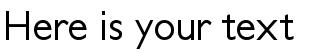 Your preview of Petita font