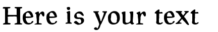 Your preview of PragRoman font