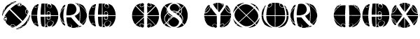 Your preview of Rodau Buttons Inverse font