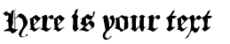 Your preview of Sketched Cassius Broken font
