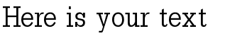 Your preview of Slab Tall X font