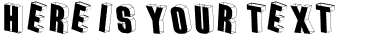 Your preview of Threedimensional font