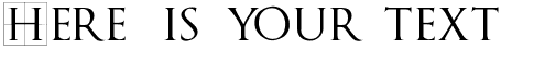 Your preview of TrajanusBricks font