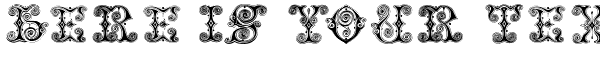 Your preview of Vaticanian Initials font