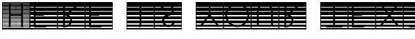 Your preview of Venetian Blind font