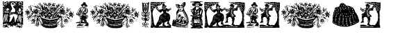 Your preview of Was Woodcuts font