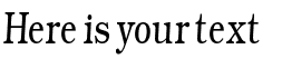 Your preview of Weekdays Roman Slant font