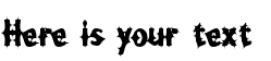 Your preview of Drax Luma AOE font