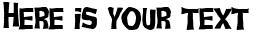 Your preview of Ghoulish Fright AOE font