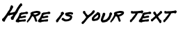 Your preview of Papa Mano AOE font