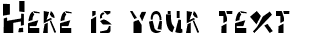 Your preview of Schizm AOE font