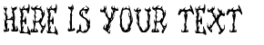 Your preview of Seaweed Fire AOE font