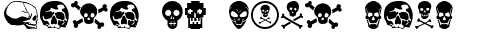 Your preview of SkullBearer AOE font