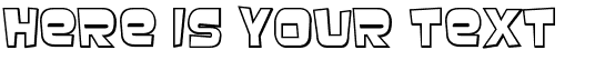 Your preview of Baveuse 3D font