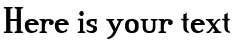 Your preview of Credit River font