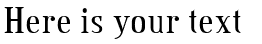 Your preview of Credit Valley font
