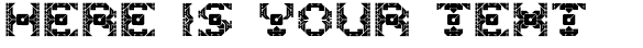 Your preview of Dazzle Ships font