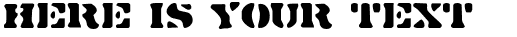 Your preview of Dirty Bakers Dozen font
