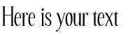 Your preview of Echelon font