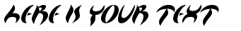 Your preview of Map Of You font