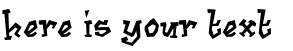 Your preview of Cajun Boogie font