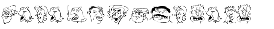 Your preview of Sappy Mugs font