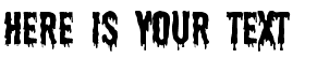 Your preview of Shlop font