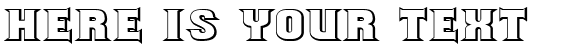 Your preview of Should've Known Shadowed font