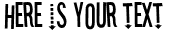Your preview of Stereofidelic font