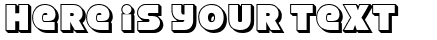 Your preview of Strenuous 3D font