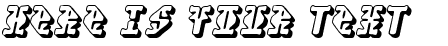 Your preview of Stupefaction 3D font