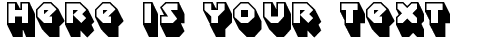 Your preview of Sudbury Basin 3D font
