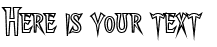 Your preview of Walshes Outlined font