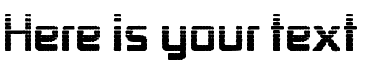 Your preview of Zekton Dots font