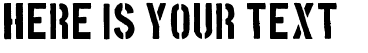 Your preview of Boston Traffic font