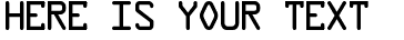 Your preview of Data Control font
