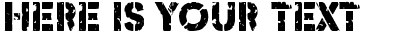 Your preview of ICBM SS-25 font