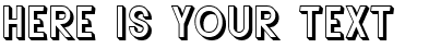 Your preview of SF Buttacup Lettering Shaded font