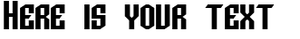 Your preview of SF Archery Black SC font
