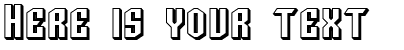 Your preview of SF Archery Black SC Shaded font