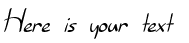 Your preview of SF Burlington Script font