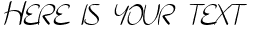Your preview of SF Burlington Script SC font