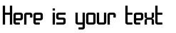 Your preview of SF Chrome Fenders font
